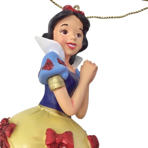Vintage 1999 Disney Snow White Bell Ornament,Vintage Glass Christmas Decoration - Picture 10 of 13